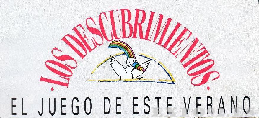Logo del juego Los Descubrimientos con Curro
