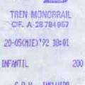 Ticket Monorail