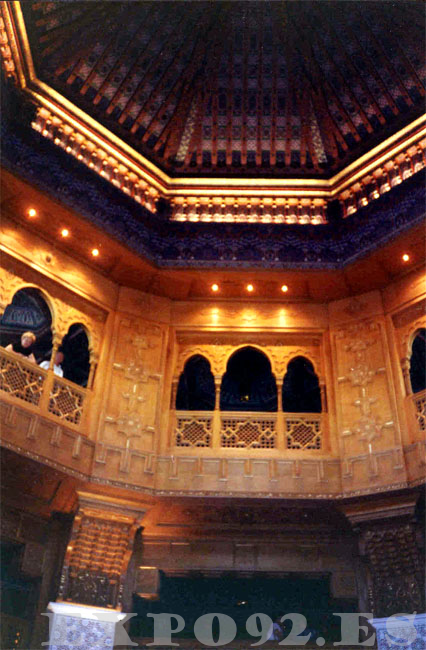 Interior del Pabellón de Marruecos