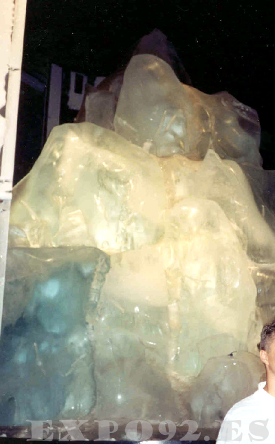 Iceberg del pabellón de Chile